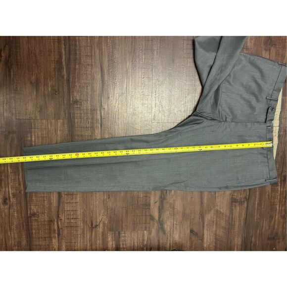 Incotex Classic Fit Pattern "B" Gray Front Pleat Straight Dress Pants Sz 40 x 31 - Picture 13 of 16